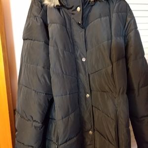 3x Faux Fur Hooded Puffer Coat